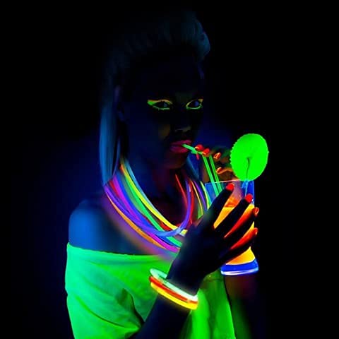 Glow Sticks Bulk, Glow in The Dark Party Supplies w/ Eye Glasses Kit, Bracelets Necklaces & More, 12 Hours Glow Party Pack 8 inch for Kids, Mardi Gras, Party Favors for kids 8-12