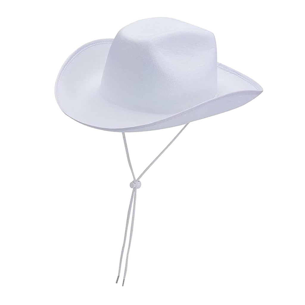 kowaku Cowboy Hat for Women Men Adult Girls Teens Western Cowgirl Hat with Chin Strap Chic Fashionable Comfortable Wide Brim Party Supplies Suitable, 6 Pcs