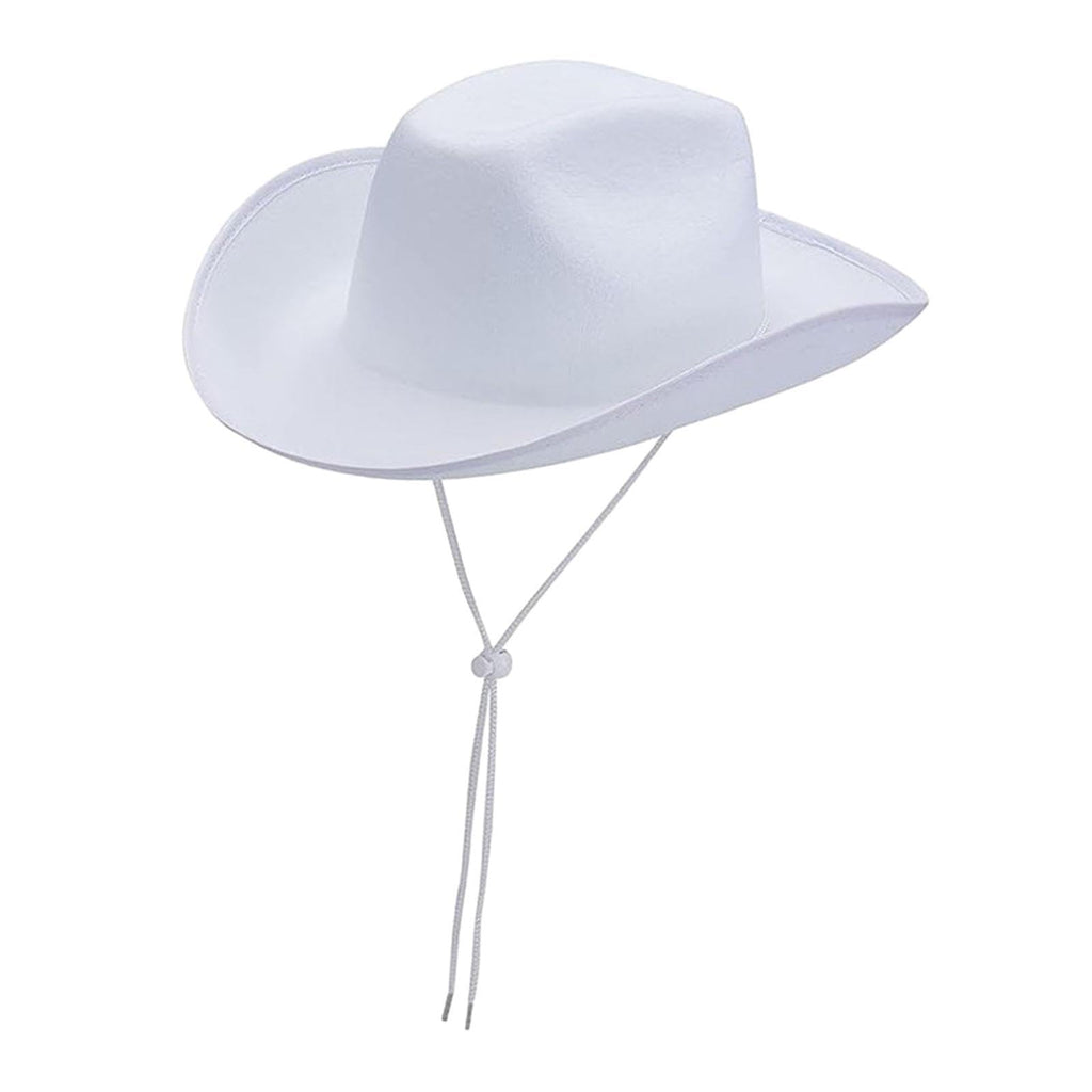 kowaku Cowboy Hat for Women Men Adult Girls Teens Western Cowgirl Hat with Chin Strap Chic Fashionable Comfortable Wide Brim Party Supplies Suitable, 6 Pcs