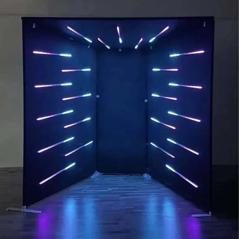ROOMEDAL 360 Photo Booth Backdrop Enclosure, Customized Logo