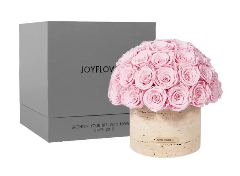 JoyFlower HDS & XXM Preserved Flowers Vase