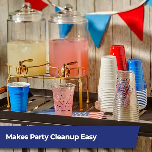 Hefty Party On Disposable Plastic Cups