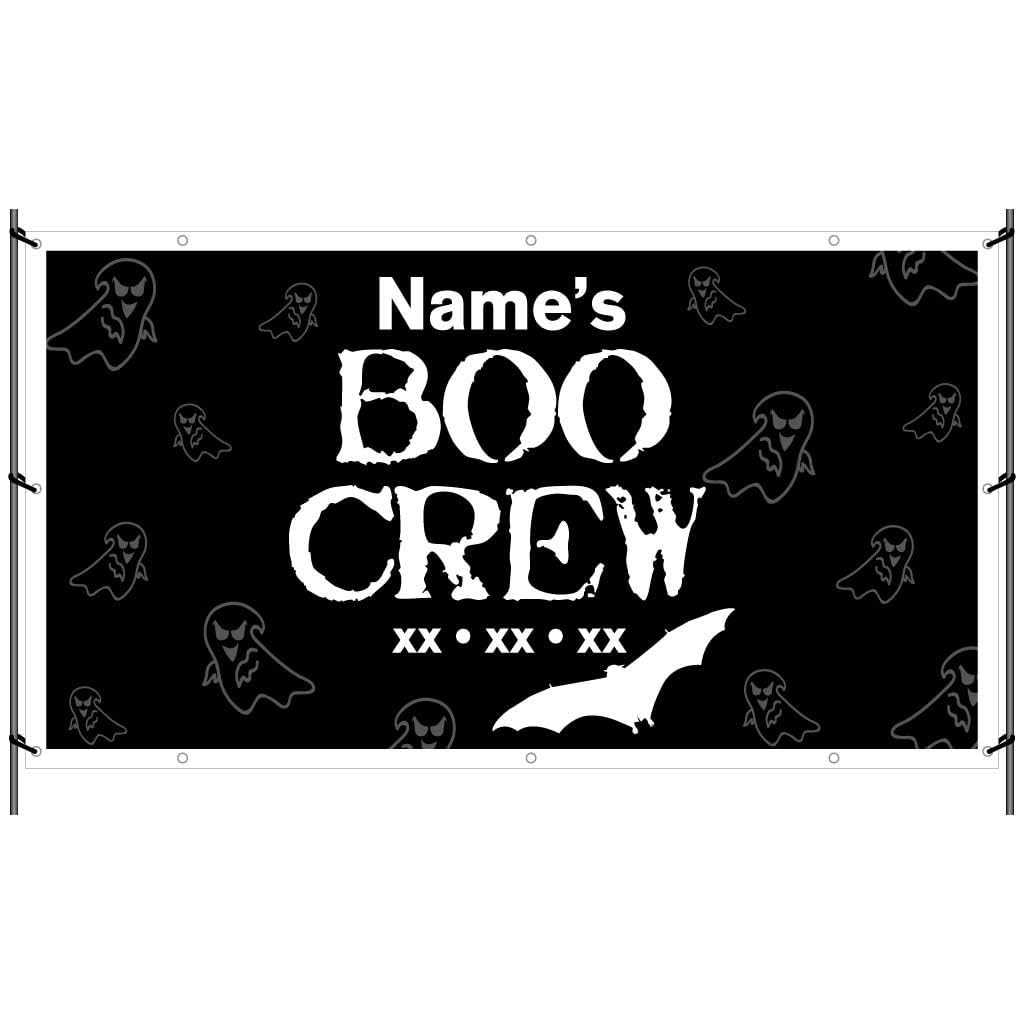 VictoryStore Bachelorette Party Supplies: Custom Boo Crew Banner - Bachelorette Party Banner Waterproof Vinyl 3 feet by 5 feet