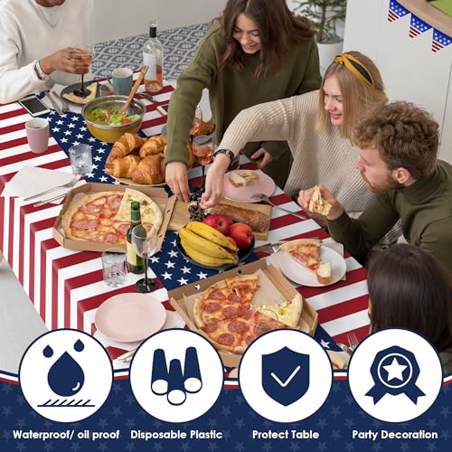 OHOME Plastic Table Cloth Disposable