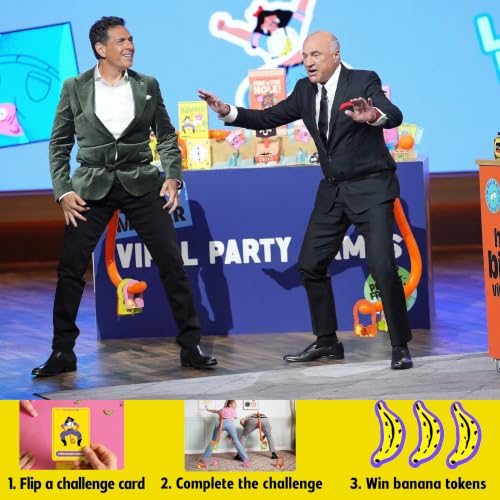 MCMILLER ENTERTAINMENT It’s Bananas – The Hilarious Monkey Tail Party Game for Adults & Families | Funny Indoor & Outdoor Game for Bachelorette Parties, Summer Parties, BBQs, Birthdays & Game Nights