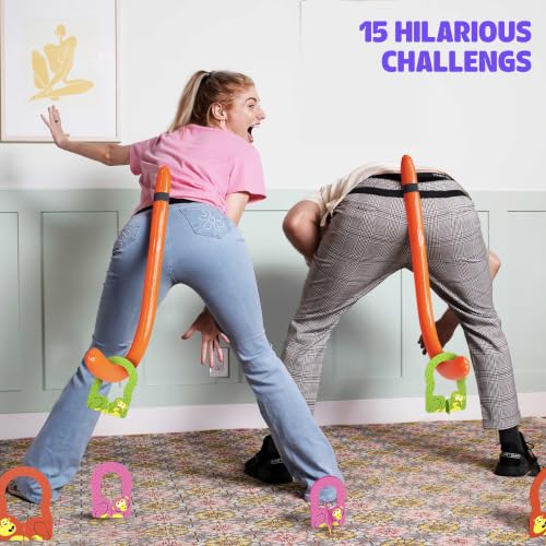 MCMILLER ENTERTAINMENT It’s Bananas – The Hilarious Monkey Tail Party Game for Adults & Families | Funny Indoor & Outdoor Game for Bachelorette Parties, Summer Parties, BBQs, Birthdays & Game Nights