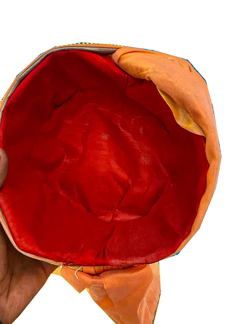 Indian Mens Chanderi Silk Turban for Men, Wedding Royal Maharaja Turban, Exclusive Safa for Wedding