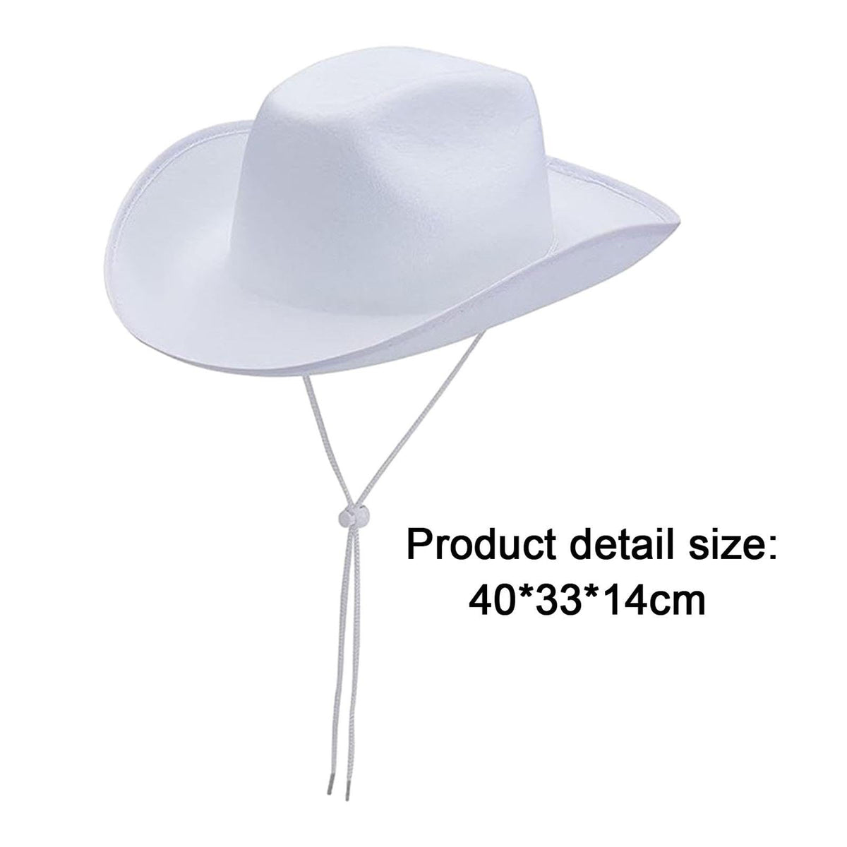 kowaku Cowboy Hat for Women Men Adult Girls Teens Western Cowgirl Hat with Chin Strap Chic Fashionable Comfortable Wide Brim Party Supplies Suitable, 6 Pcs