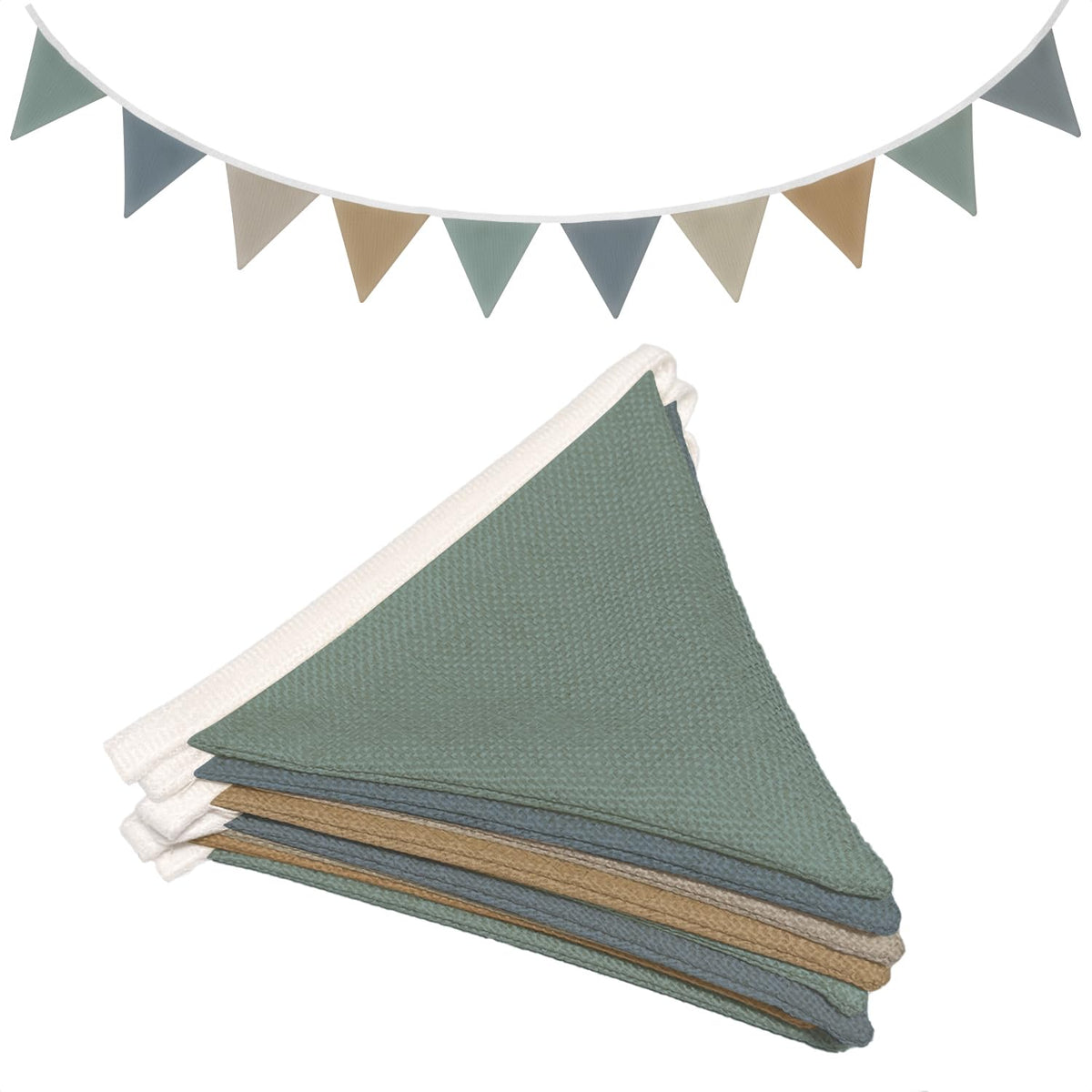 Wheatwin Playroom Decor Pennant Banner Flags 5.5Ft, Nursery Baby Girls Boys Banner Toddler Room Decor for Kids Bed Baby Shower Birthday Party