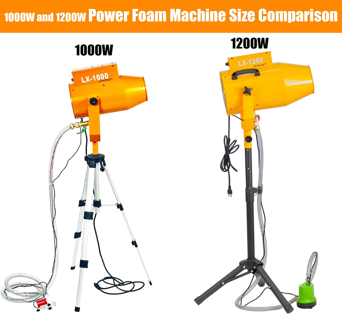 LANGXUN 1000W Foam Party Machine, Water Play