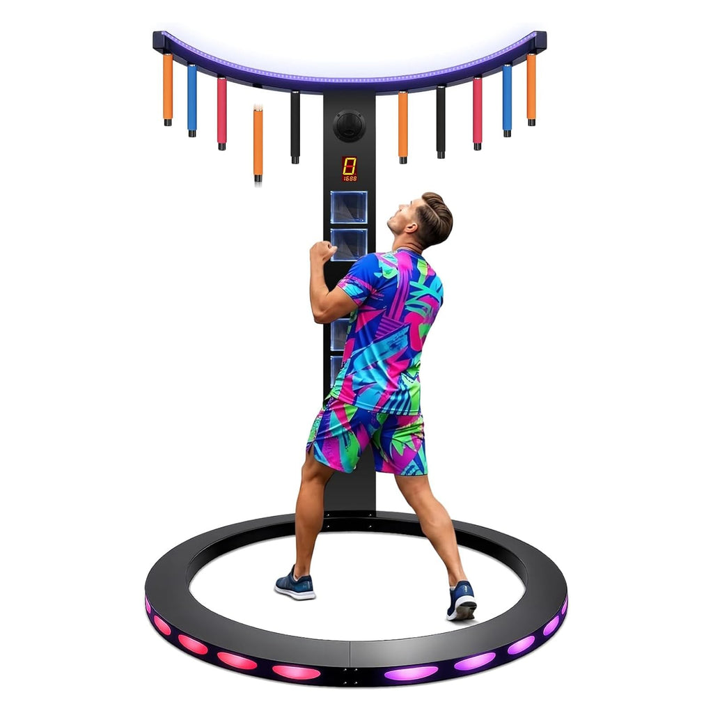 Hand Eye Coordination Catch Stick Arcade Game Machine - Coin Operated Reaction Training Equipment, Coin-Free Entertainment Mode, Party Entertainment, Arcade Room, Bars