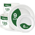 Biaredy Disposable Paper Plates Compostable