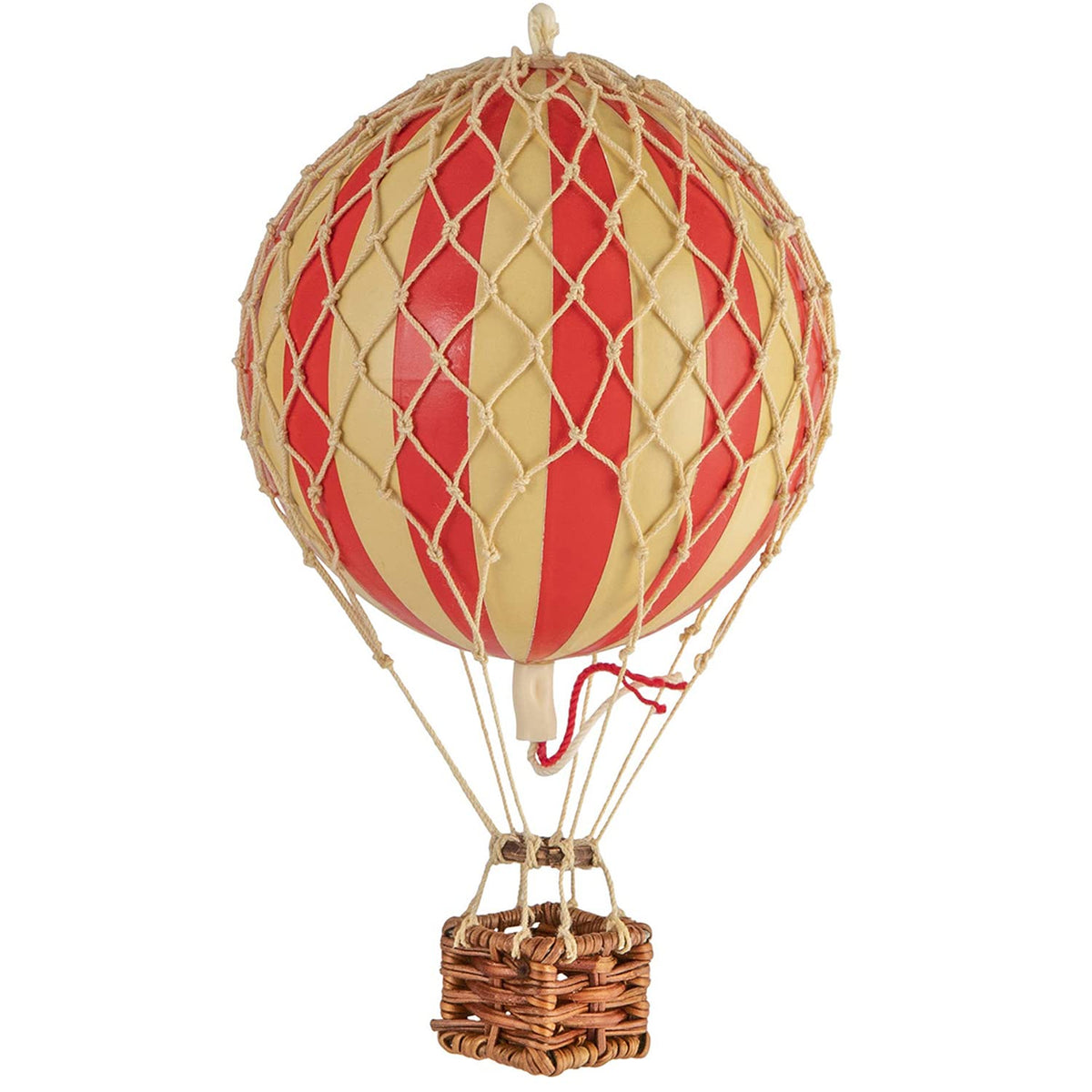 Authentic Models, Floating The Skies Air Balloon, Hanging Home Decor - Historic Hot Air Balloon Model for Home Decor, Detailed Vintage Decorations to Hang from Ceiling