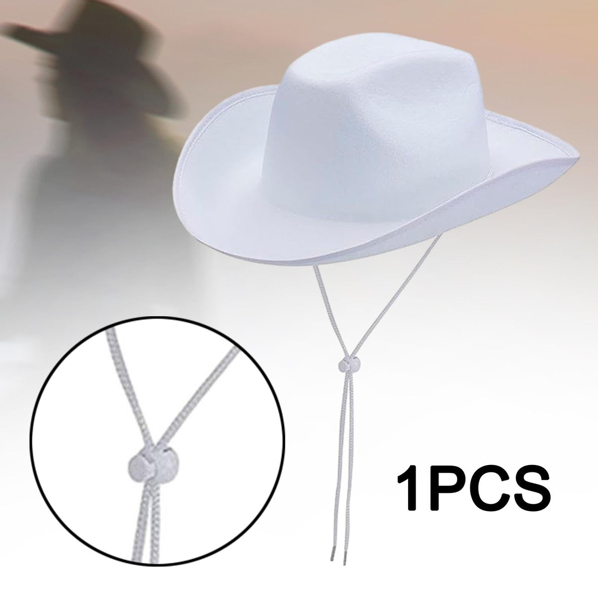 kowaku Cowboy Hat for Women Men Adult Girls Teens Western Cowgirl Hat with Chin Strap Chic Fashionable Comfortable Wide Brim Party Supplies Suitable, 6 Pcs