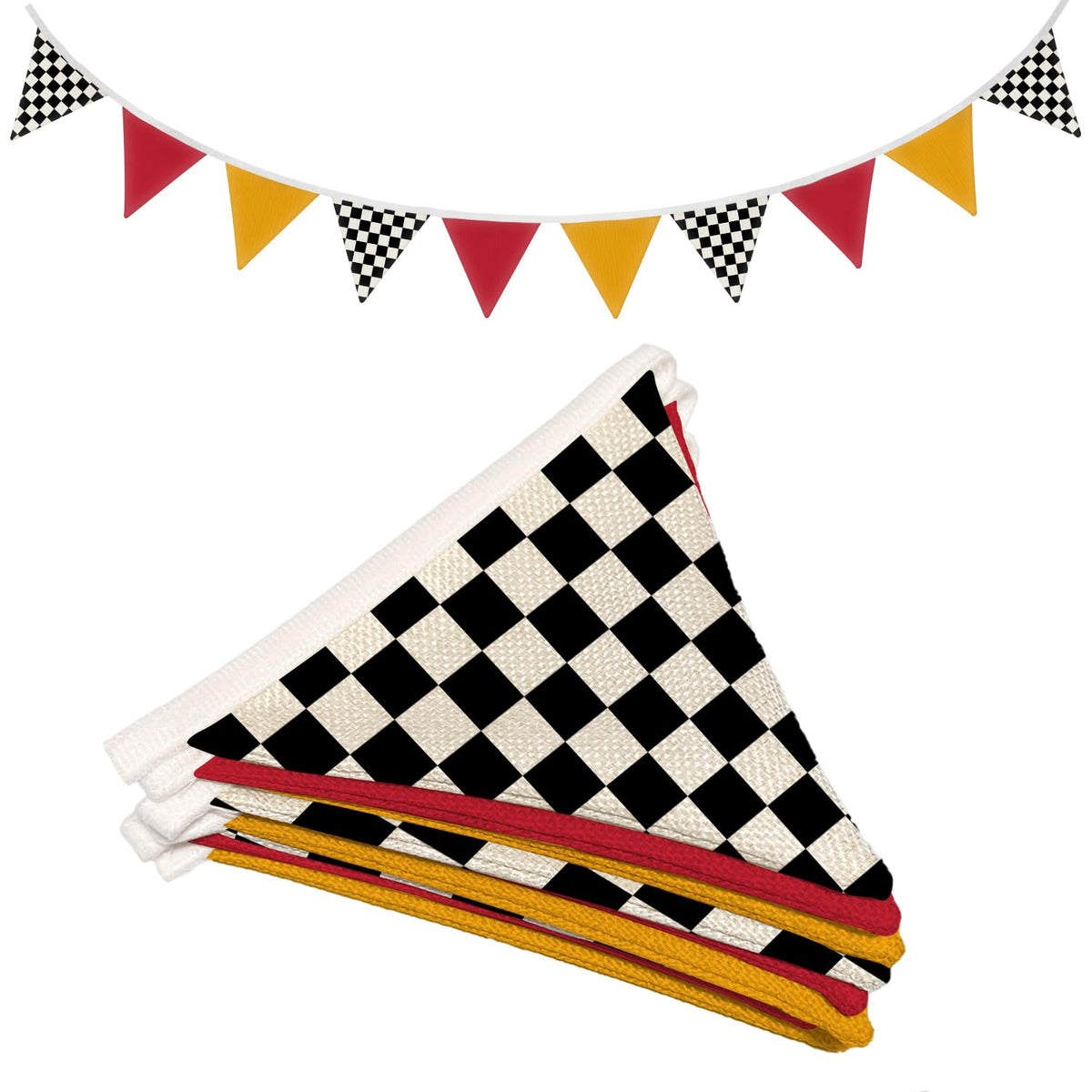 Wheatwin Playroom Decor Pennant Banner Flags 5.5Ft, Nursery Baby Girls Boys Banner Toddler Room Decor for Kids Bed Baby Shower Birthday Party