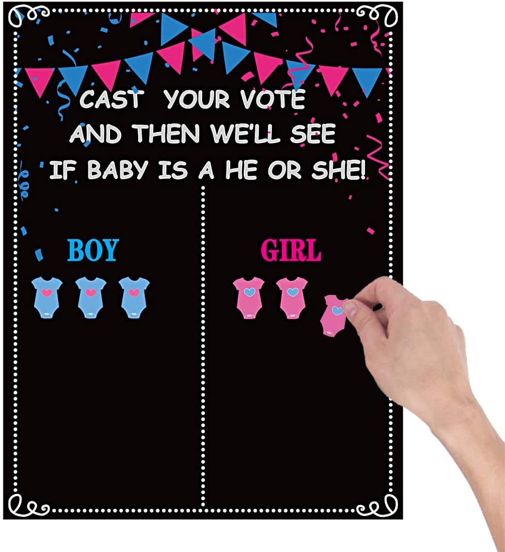 Gender reveal decorations