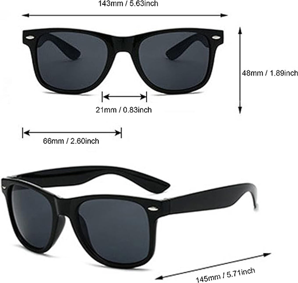 DFDG Personalized Sunglasses Bulk Custom Wedding Party Sunglasses Bachelorette Party Sunglasses for Women & Men