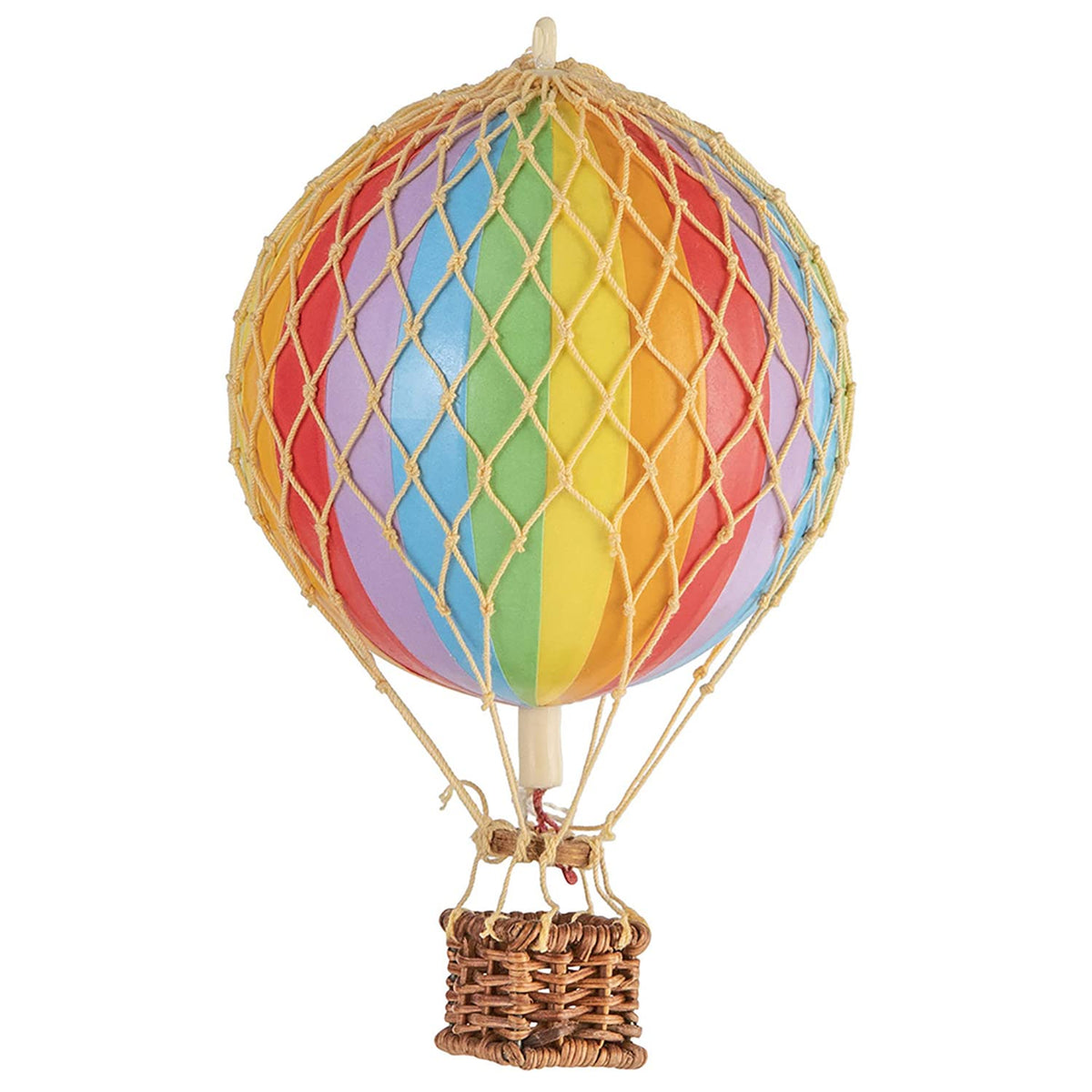 Authentic Models, Floating The Skies Air Balloon, Hanging Home Decor - Historic Hot Air Balloon Model for Home Decor, Detailed Vintage Decorations to Hang from Ceiling