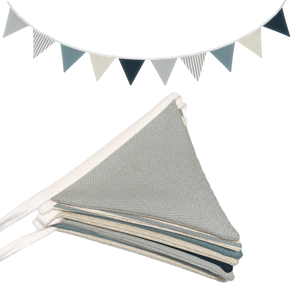 Wheatwin Playroom Decor Pennant Banner Flags 5.5Ft, Nursery Baby Girls Boys Banner Toddler Room Decor for Kids Bed Baby Shower Birthday Party
