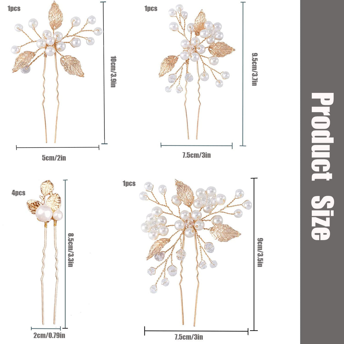 7 Pieces Wedding Hair Pins