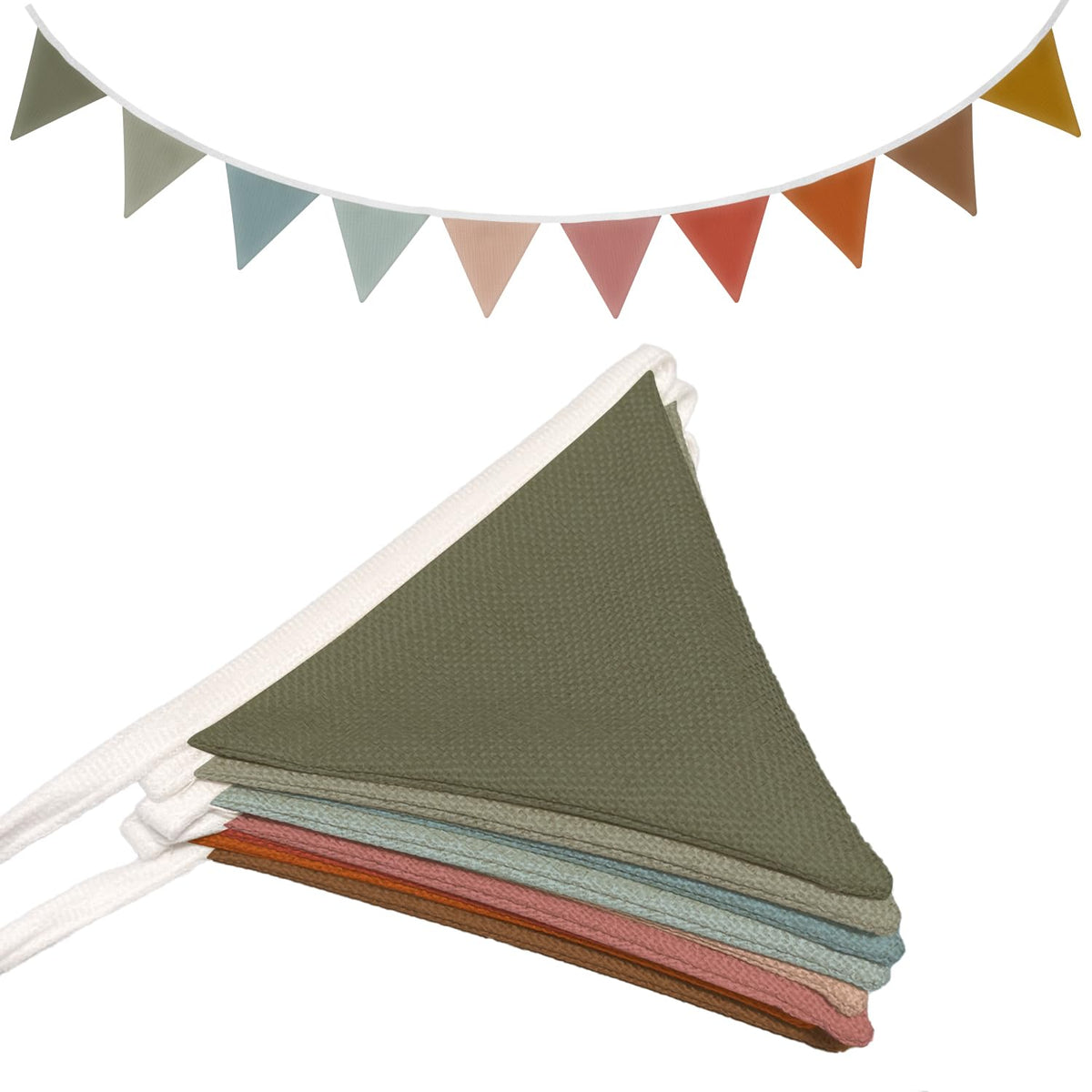 Wheatwin Playroom Decor Pennant Banner Flags 5.5Ft, Nursery Baby Girls Boys Banner Toddler Room Decor for Kids Bed Baby Shower Birthday Party