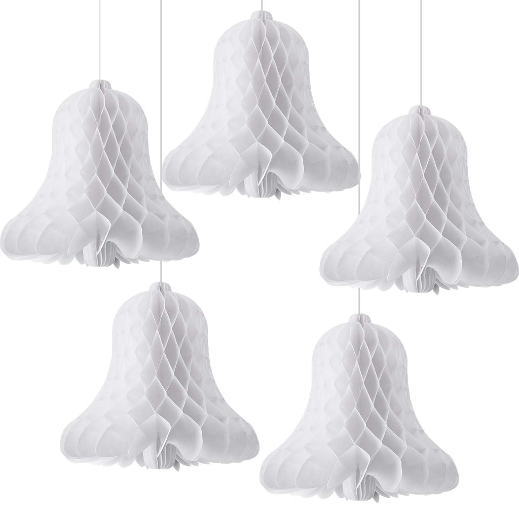 WILLBOND Paper Wedding Bells Hanging Honeycomb 12 Inch