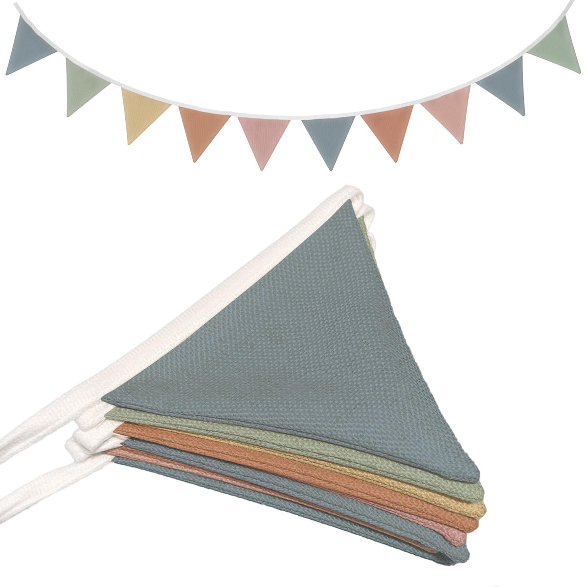 Wheatwin Playroom Decor Pennant Banner Flags 5.5Ft, Nursery Baby Girls Boys Banner Toddler Room Decor for Kids Bed Baby Shower Birthday Party