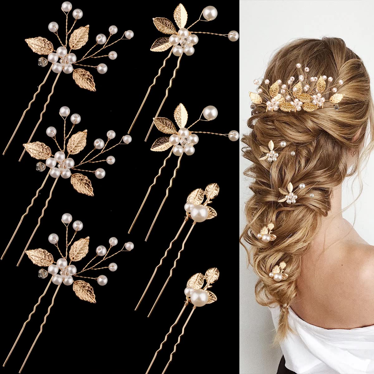 7 Pieces Wedding Hair Pins
