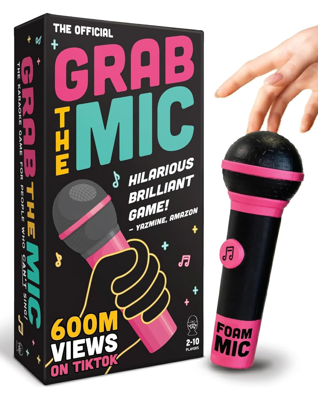Lucky Egg Grab the Mic Karaoke Game