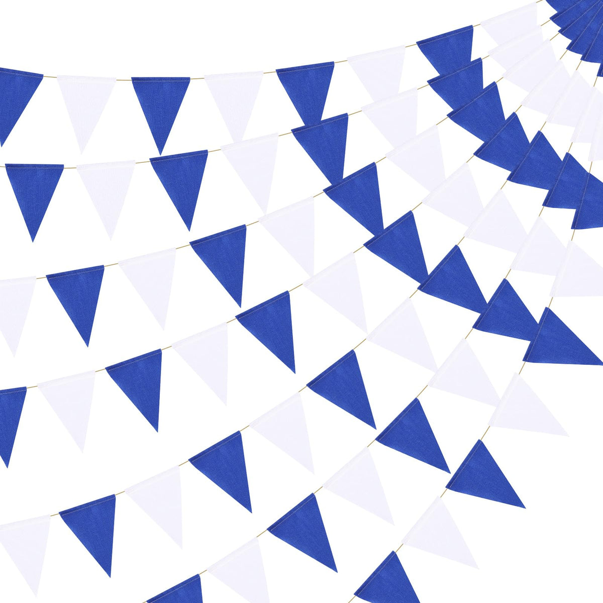 HESTYA 42 Pieces Colorful Pennant Banner Flag Multicolor Bunting Triangle Banner Pastel Pennants for Birthdays Classroom School Carnival Garland Outdoor Events Party Hanging Decorations