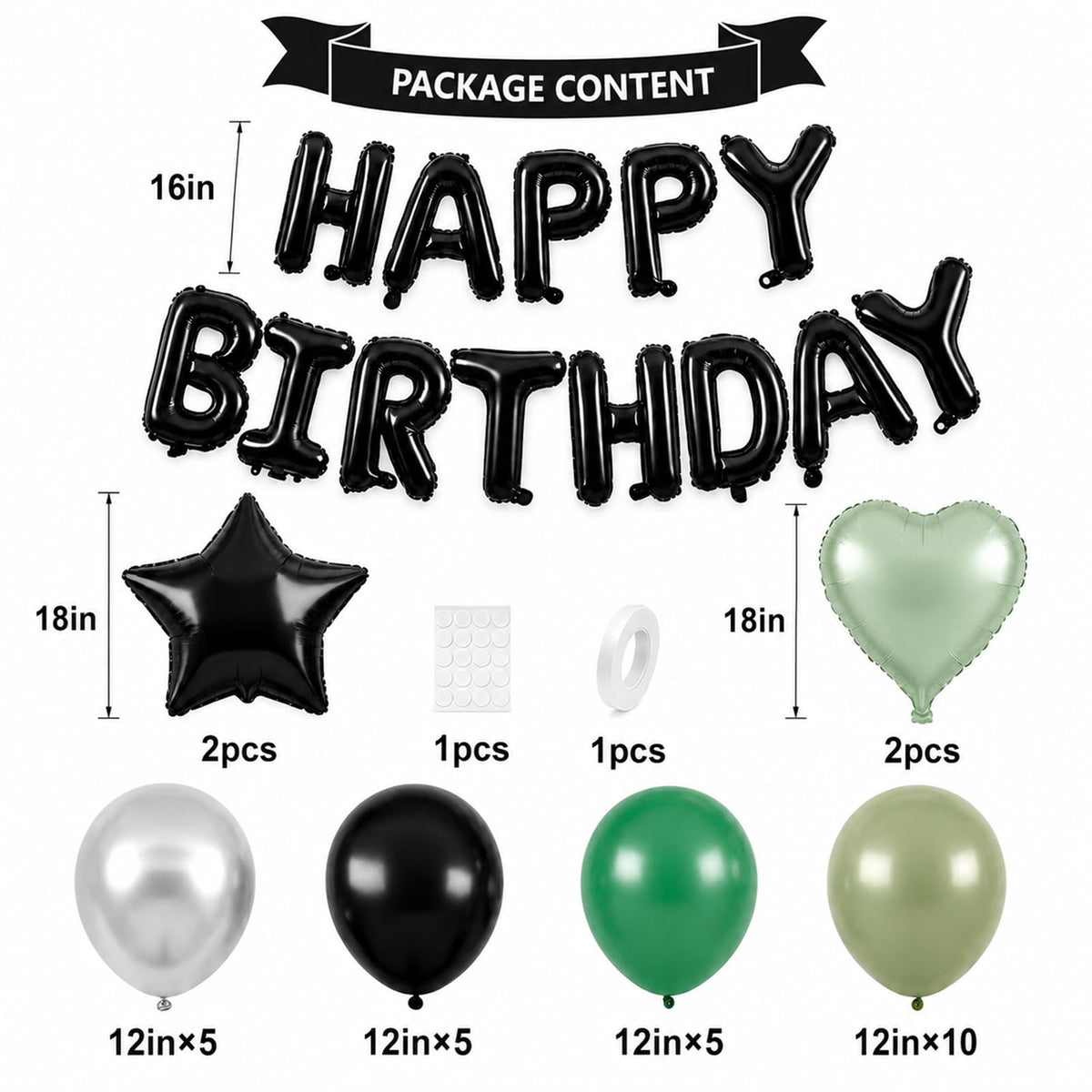 Happy Birthday Party Decorations Happy Birthday Banner Birthday Party Supplies