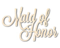 Unfinished Wood Maid of Honor Shape Word Craft up to 46" 46" / 1/2"