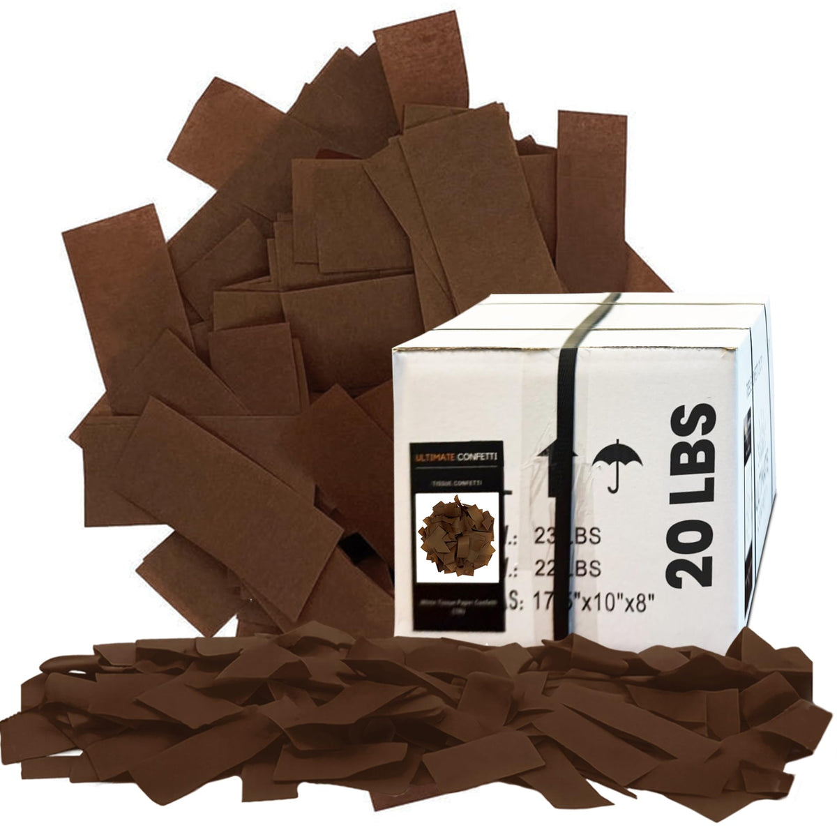 Ultimate Confetti Rectangular Bulk Tissue Paper Confettis