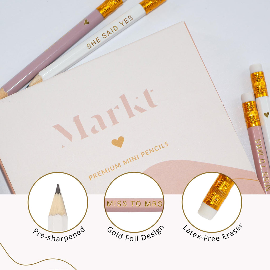Markt Bridal Shower Pencils