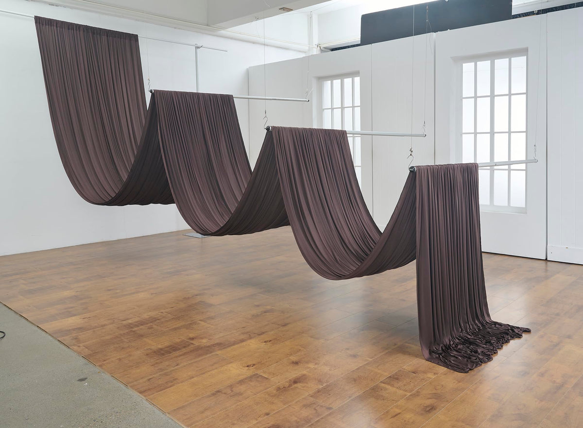 Party Village 30FT Wedding Ceiling Drapes Wrinkle-Free Draping Curtains