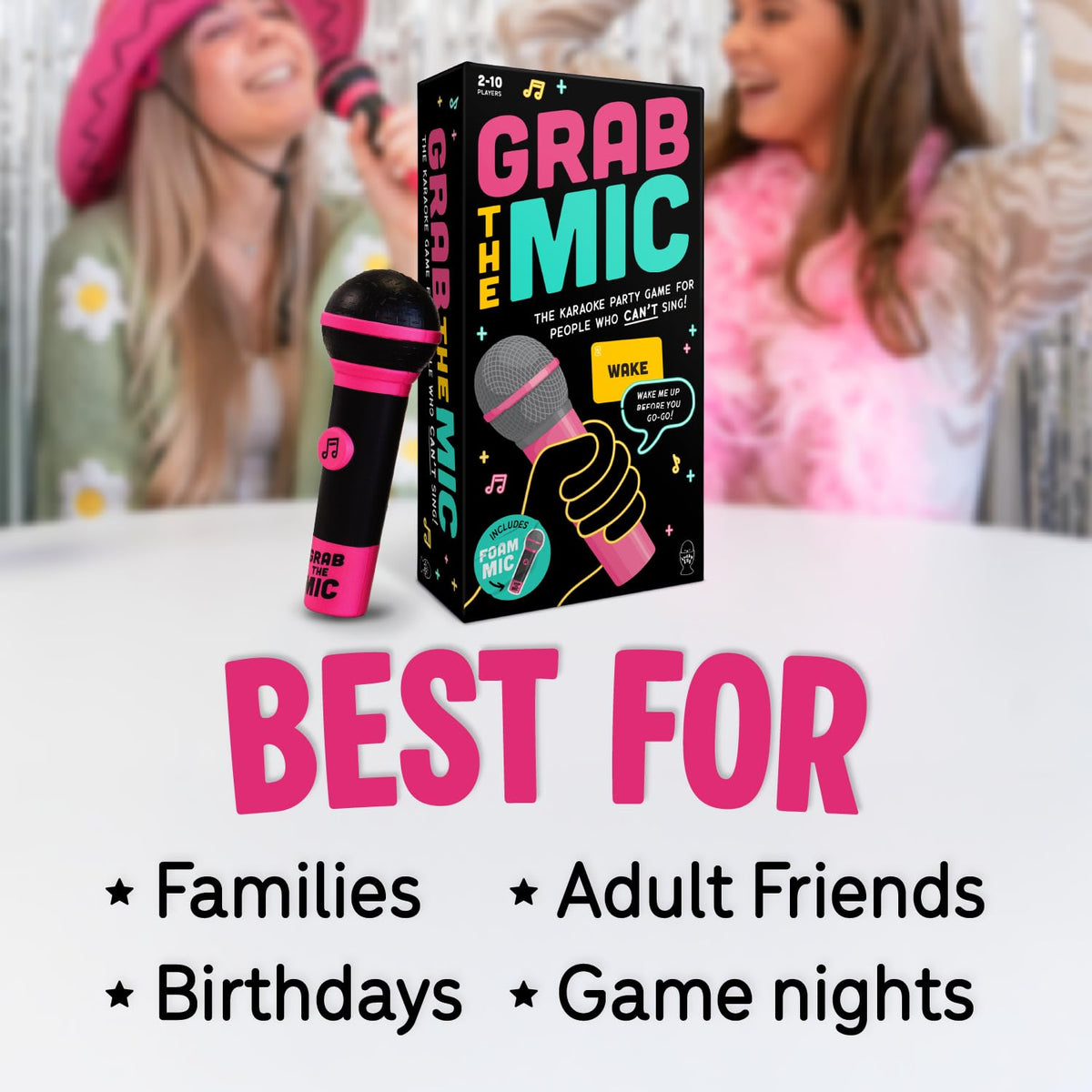 Lucky Egg Grab the Mic Karaoke Game
