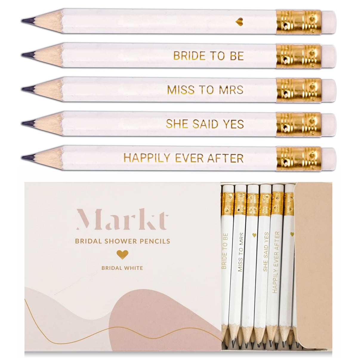 Markt Bridal Shower Pencils