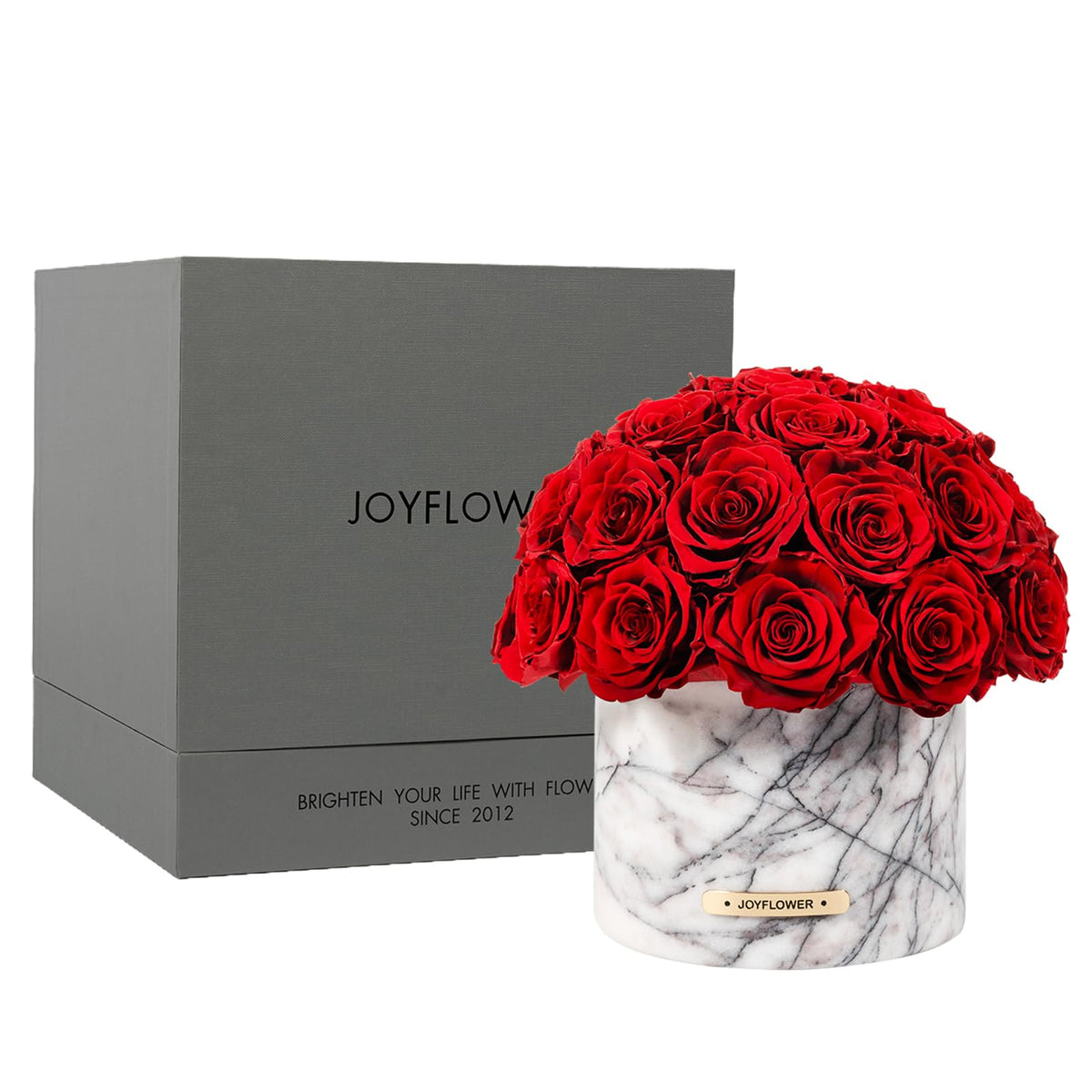 JoyFlower HDS & XXM Preserved Flowers Vase