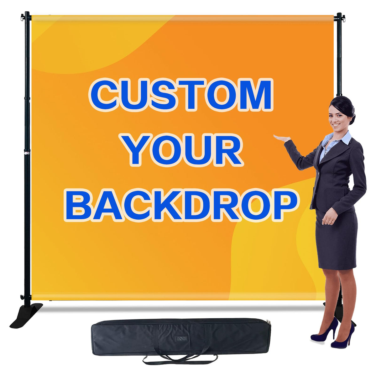 Custom Backdrop with Stand