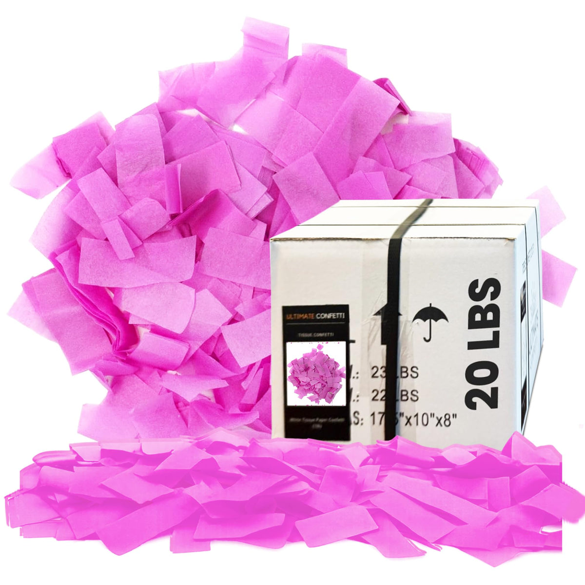 Ultimate Confetti Rectangular Bulk Tissue Paper Confettis
