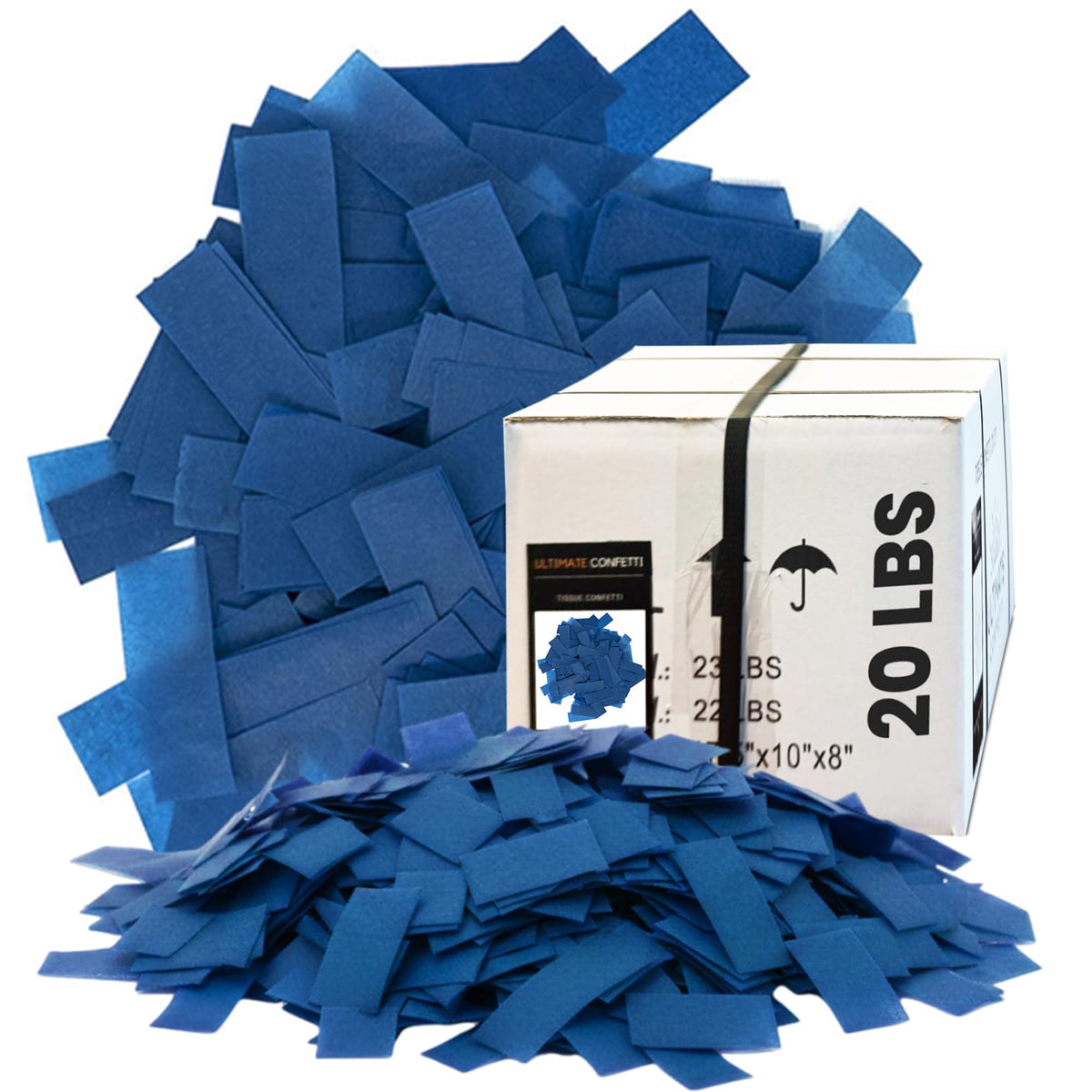 Ultimate Confetti Rectangular Bulk Tissue Paper Confettis