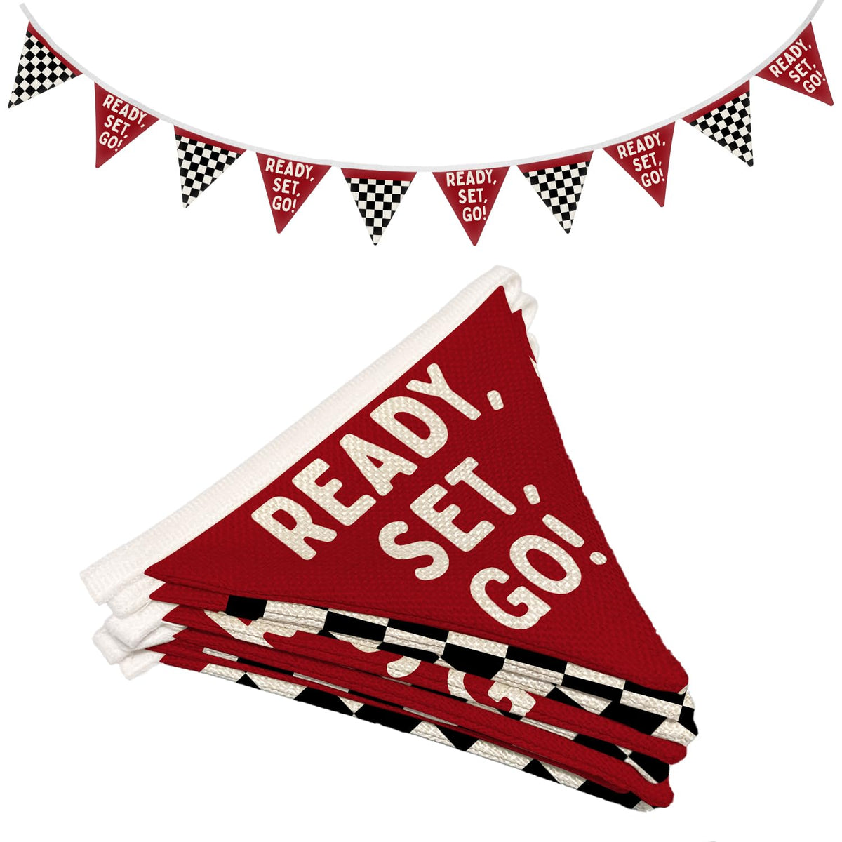 Wheatwin Playroom Decor Pennant Banner Flags 5.5Ft, Nursery Baby Girls Boys Banner Toddler Room Decor for Kids Bed Baby Shower Birthday Party