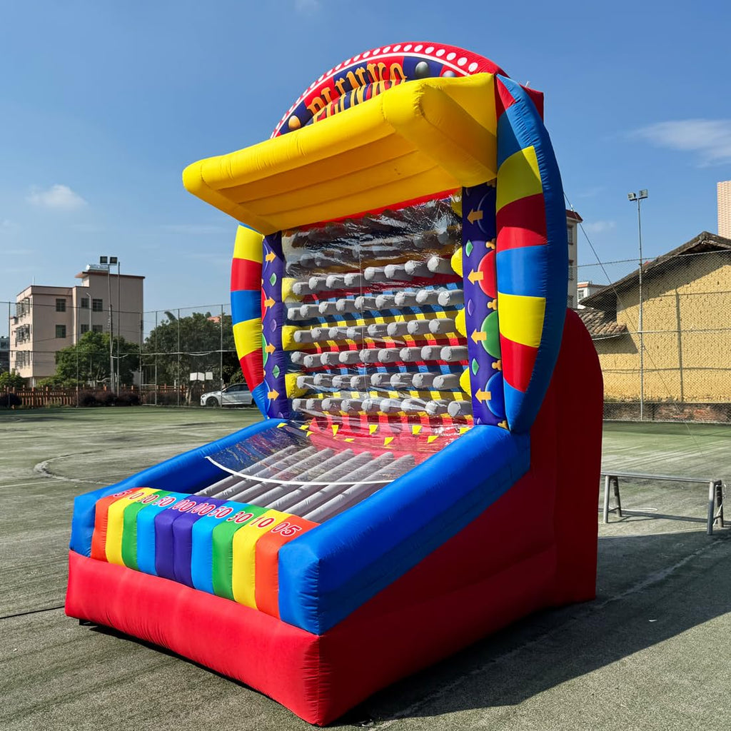 Giant Interactive Game Inflatable Prize Drop Board Towering Inflatable Board with Blower&Balls for Carnival Tradeshow Party Community Festival