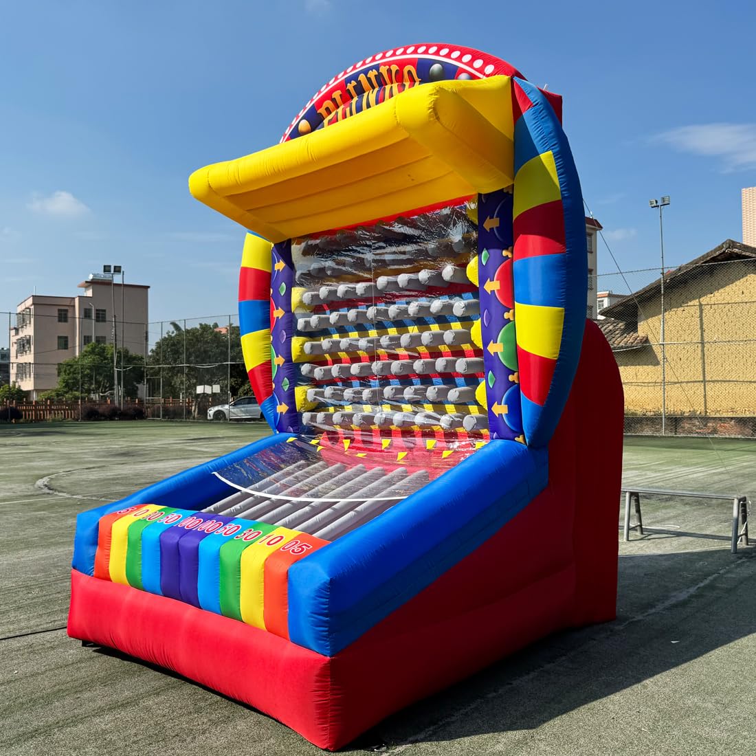 Giant Interactive Game Inflatable Prize Drop Board Towering Inflatable Board with Blower&Balls for Carnival Tradeshow Party Community Festival