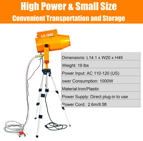 1000W Foam Party Machine for Outdoor Events & Water Play