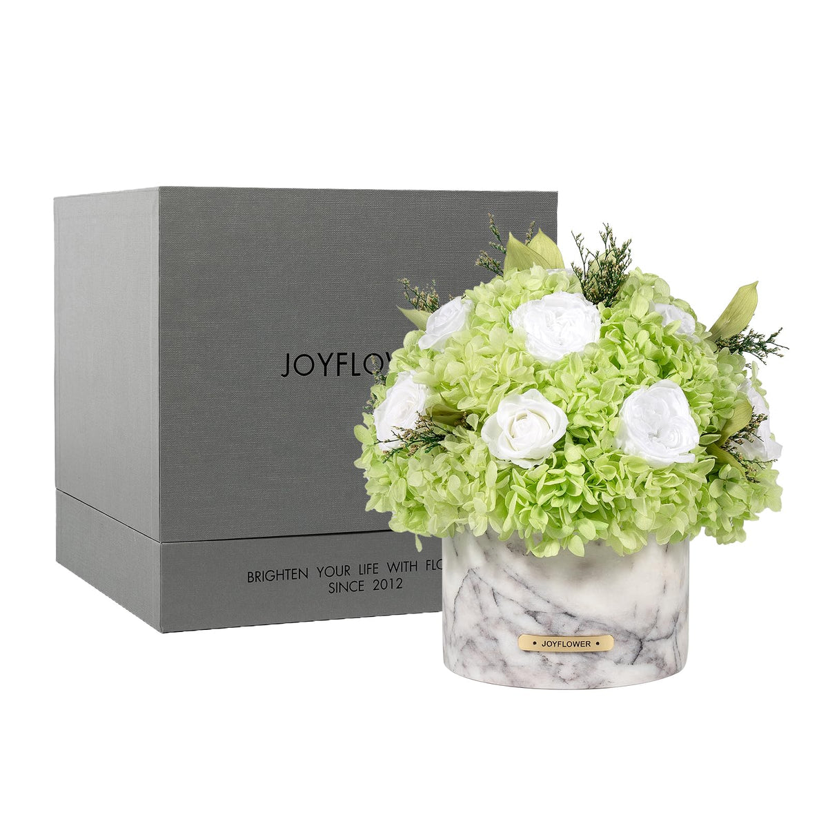 JoyFlower HDS & XXM Preserved Flowers Vase