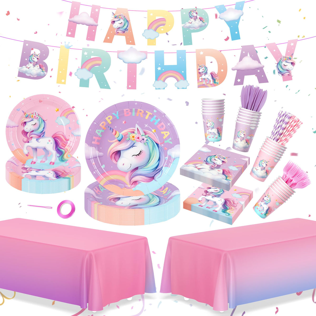 Fighting to Achieve Birthday Party Supplies with Disposable Tableware Set for Party Decorations
