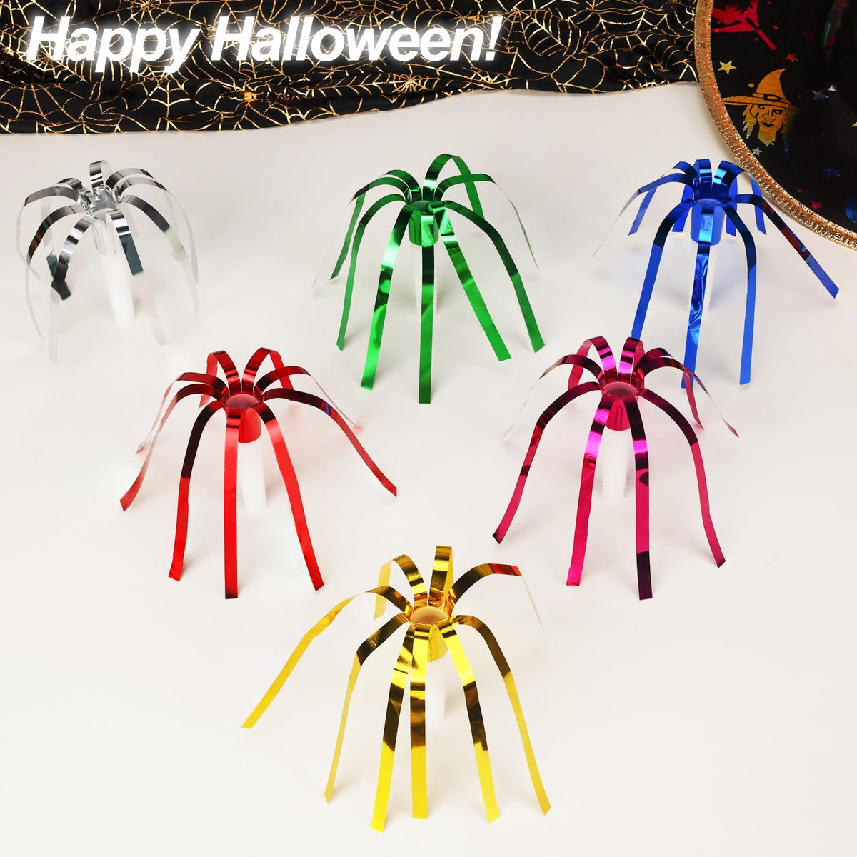 Atopxing 24PCS Bulk Party Blowers & Colourful Noise Makers - Fringed Glitter Party Horns Whistles for Birthday Graduation Christmas New Year - Premium Party Supplies (Mixed Colors)