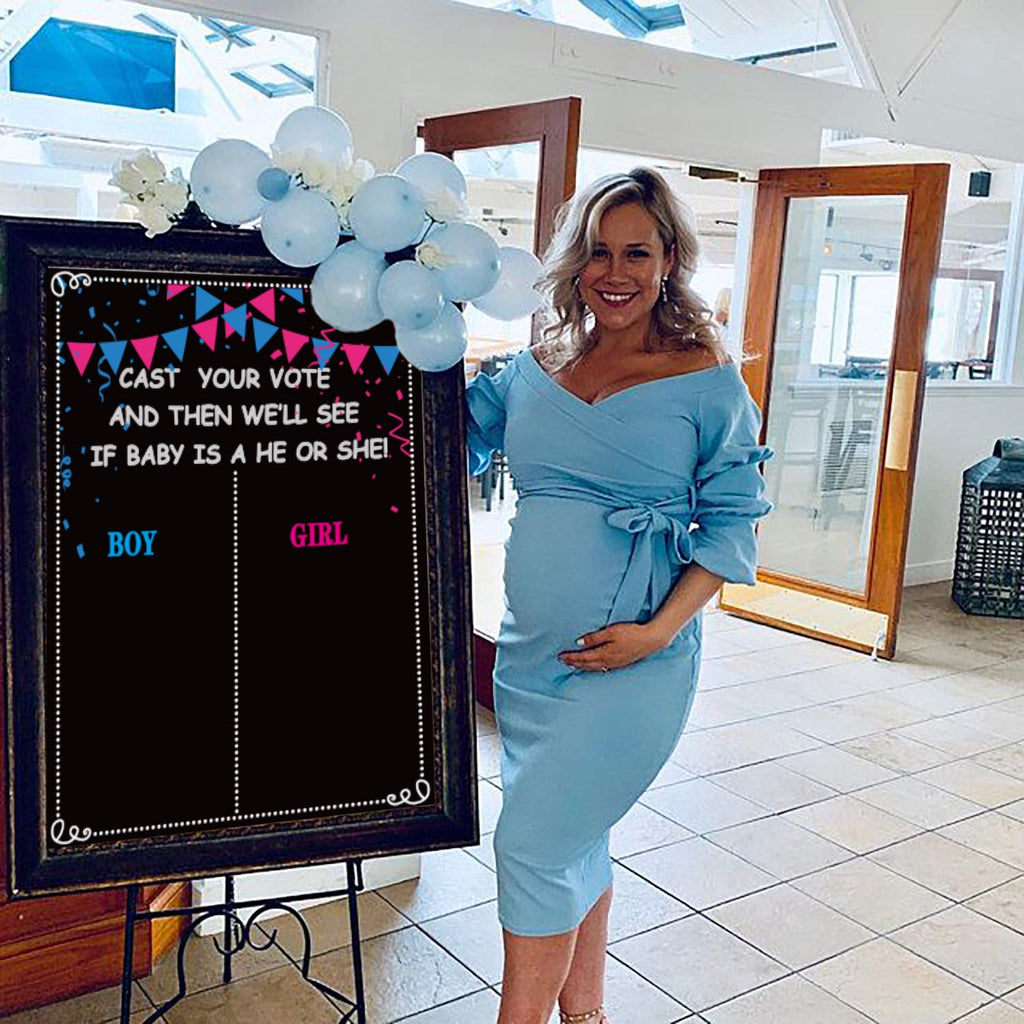 Gender reveal decorations