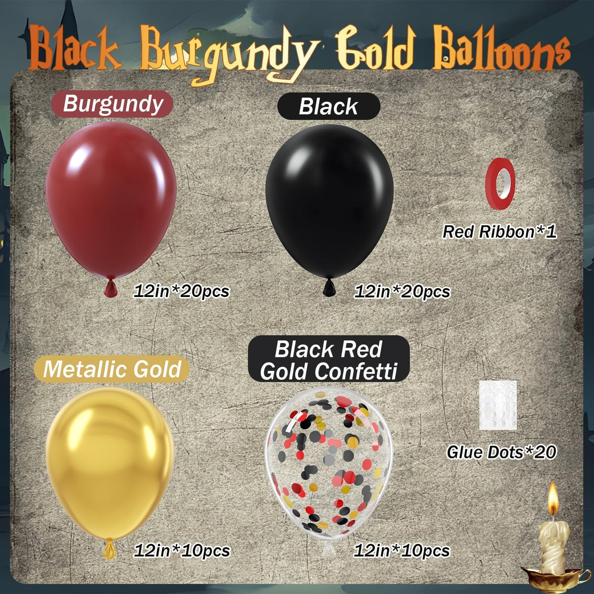 60pcs balloons for Birthday Party Decorations 1